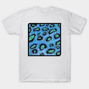 Blue Favia Moonstone Coral in Acrylic T-Shirt